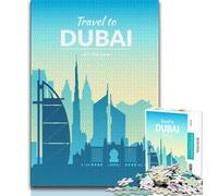 1000 Piece Jigsaw Puzzle for Adults And Teenagers Dubai,Learning Educational Toys Family Games Enhance Love between Couples (75x50cm)