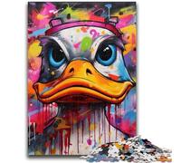 1000 Piece Jigsaw Puzzle for Adults And Teenagers Duck Graffiti Teenager Jigsaw,Fun Present & Activity for Home,Toy for Rainy Days (50x75cm)