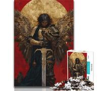 1000 Piece Jigsaw Puzzle for Adults And Teenagers Fantasy Angel Knight Adult Puzzles,Home Decoration Toys for Age 14 Years Up 26x38cm