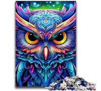 1000 Piece Jigsaw Puzzle for Adults And Teenagers Fantasy Art Owl Teenager Jigsaw,Decompressing Intellectual Educational Toy Birthday Gift (38x26cm)