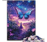 1000 Piece Jigsaw Puzzle for Adults And Teenagers Fantasy Butterfly, Family Game for And Unique Home Decor And Gifts for Age 14 (Size 26x38cm)