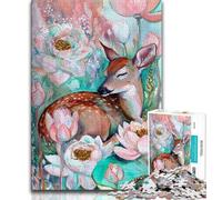 1000 Piece Jigsaw Puzzle for Adults And Teenagers Fantasy Deer Puzzles for Adults,Relax Games Is Ideal As A Gift for The Whole Family (size 38x26cm)