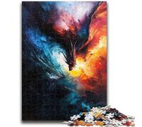 1000 Piece Jigsaw Puzzle for Adults And Teenagers Fantasy Dragon for And from 14 Years And over Play Toys Because It Is Ideal As A Gift for The Whole Family 50x75cm
