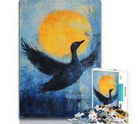 1000 Piece Jigsaw Puzzle for Adults And Teenagers Fantasy Duck,Family Game Stress Reliever Difficult Challenge Suitable for Couples (38x26cm)
