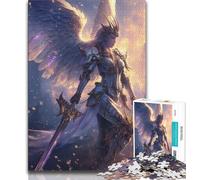 1000 Piece Jigsaw Puzzle for Adults And Teenagers Fantasy Female Warrior Puzzles for Teenagers,Quiz Game Wall Decoration Unique Birthday And Xmas Gifts 38x26cm