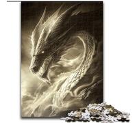 1000 Piece Jigsaw Puzzle for Adults And Teenagers Fantasy Flying Dragon, Educational Stress Relief Toy Great Gifts And Toys (Size 26x38cm)
