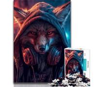 1000 Piece Jigsaw Puzzle for Adults And Teenagers Fantasy Fox Teenager Jigsaw,Fun Present & Activity for Home,Toy for Rainy Days 38x26cm