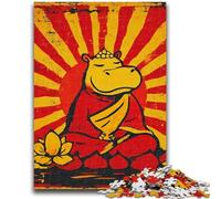 1000 Piece Jigsaw Puzzle for Adults And Teenagers Fantasy Hippo Stress Reliever Staycation Kill Time Perfect Decoration for Age 14+ 26X38CM