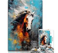 1000 Piece Jigsaw Puzzle for Adults And Teenagers Fantasy Horse,Family Game Stress Reliever Difficult Challenge Suitable for Couples (75x50cm)
