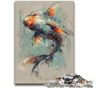 1000 Piece Jigsaw Puzzle for Adults And Teenagers Fantasy Koi Challenging Game And Family Play Secret Santa Gifts 50x75cm