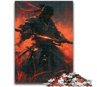 1000 Piece Jigsaw Puzzle for Adults And Teenagers Fantasy Ninja Warrior 1000 Piece Jigsaw,for Educational Game Challenge Toy Deal As Gifts for The Whole Family (50x75cm)