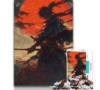 1000 Piece Jigsaw Puzzle for Adults And Teenagers Fantasy Ninja Warrior Puzzles,Family Educational Games Home Decoration Gift 38x26cm