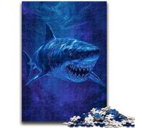1000 Piece Jigsaw Puzzle for Adults And Teenagers Fantasy Shark Puzzles for Teenagers,Brain Teaser - Birthday Gift for Men (75x50cm)