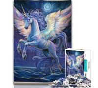 1000 Piece Jigsaw Puzzle for Adults And Teenagers Fantasy Unicorn Puzzles for Adults,Relax Games Is Ideal As A Gift for The Whole Family (size 75x50cm)