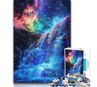 1000 Piece Jigsaw Puzzle for Adults And Teenagers Fantasy Waterfall Landscape,Family Game Stress Reliever Difficult Challenge Suitable for Couples (38x26cm)