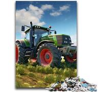 1000 Piece Jigsaw Puzzle for Adults And Teenagers Farm Tractor 1000 Pieces for Adults,Staycation Kill Time with Fully Interlocking Randomly Shaped Pieces (26x38cm)