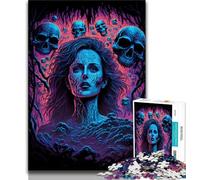 1000 Piece Jigsaw Puzzle for Adults And Teenagers Fear of The Unknown Puzzles for Teenagers,Quiz Game Wall Decoration Unique Birthday And Xmas Gifts 38x26cm