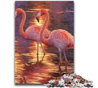 1000 Piece Jigsaw Puzzle for Adults And Teenagers Flamingo Puzzles for Teenagers,Brain Teaser - Birthday Gift for Men (75x50cm)