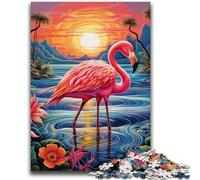 1000 Piece Jigsaw Puzzle for Adults And Teenagers Flamingo Teenager Jigsaw,Fun Present & Activity for Home,Toy for Rainy Days (50x75cm)