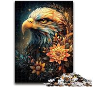 1000 Piece Jigsaw Puzzle for Adults And Teenagers Flower Eagle 1000 Piece Jigsaw,Relax Games Is Ideal As A Gift for The Whole Family (50x75cm)