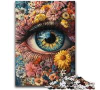 1000 Piece Jigsaw Puzzle for Adults And Teenagers Flower Eyes Puzzles for Adults,Educational Stress Relief Toy Great Gifts And Toys (75x50cm)