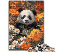 1000 Piece Jigsaw Puzzle for Adults And Teenagers Flower Panda Help The Brain Exercise Addictive Toys to Cultivate Patience Wall Decoration 50x75cm