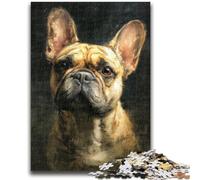 1000 Piece Jigsaw Puzzle for Adults And Teenagers French Bulldog Educational Stress Relief Toy Gifts for Friends And Family 50x75cm