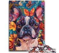 1000 Piece Jigsaw Puzzle for Adults And Teenagers French Bulldog Graffiti Puzzles,Challenging Game Gifts for Is Ideal As A Gift for The Whole Family (38x26cm)