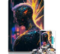 1000 Piece Jigsaw Puzzle for Adults And Teenagers Futuristic Time Traveler 1000 Pieces for Teenagers,learning Educational Is Ideal As A Gift for The Whole Family (size 38x26cm)