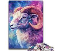 1000 Piece Jigsaw Puzzle for Adults And Teenagers Galaxy Argali Staycation Kill Time with Fully Interlocking Randomly Shaped Pieces 50x75cm