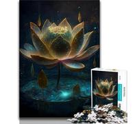 1000 Piece Jigsaw Puzzle for Adults And Teenagers Galaxy Art Lotus Teenager Puzzles,Family Educational Games Home Decoration Gift (size 75x50cm)