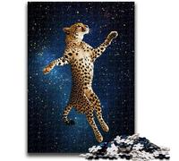1000 Piece Jigsaw Puzzle for Adults And Teenagers Galaxy Cheetah Teenager Jigsaw,Decompressing Intellectual Educational Toy Birthday Gift (50x75cm)
