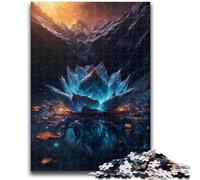 1000 Piece Jigsaw Puzzle for Adults And Teenagers Galaxy Fantasy Lotus Adult Puzzles,Home Decoration Toys for Age 14 Years Up (75x50cm)