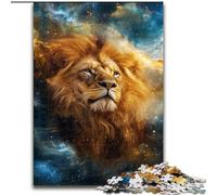 1000 Piece Jigsaw Puzzle for Adults And Teenagers Galaxy Lion, Educational Toys & Games for Adults And Teenagers (Size 26x38cm)