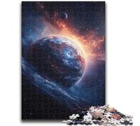 1000 Piece Jigsaw Puzzle for Adults And Teenagers Galaxy Planet Puzzles,Educational Games DIY Toys Great Gifts And Toys (38x26cm)