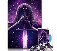 1000 Piece Jigsaw Puzzle for Adults And Teenagers Galaxy Space Warrior,Learning Educational Toys Family Games Enhance Love between Couples (38x26cm)