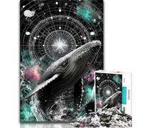 1000 Piece Jigsaw Puzzle for Adults And Teenagers Galaxy Whale Jigsaw,Educational Games Home Decoration Unique Home Decor And Gifts (size 75x50cm)