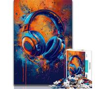 1000 Piece Jigsaw Puzzle for Adults And Teenagers Gaming Headset 1000 Piece Jigsaw,Relax Games Is Ideal As A Gift for The Whole Family 26x38cm