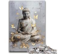 1000 Piece Jigsaw Puzzle for Adults And Teenagers Golden Buddha Statue 1000 Piece Puzzle,Educational Stress Relief Toy Gifts for Friends And Family (50x75cm)