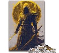 1000 Piece Jigsaw Puzzle for Adults And Teenagers Golden Knights Teenager Jigsaw,with Matching Poster And Trivia Sheet for And Age 14 Years Up (38x26cm)
