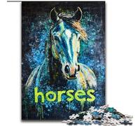 1000 Piece Jigsaw Puzzle for Adults And Teenagers Graffiti Horse, Educational Toys & Games for Adults And Teenagers (Size 26x38cm)
