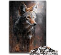 1000 Piece Jigsaw Puzzle for Adults And Teenagers Gray Wolf Stress Reliever Difficult Challenge Enhance Love between Couples 50x75cm