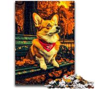 1000 Piece Jigsaw Puzzle for Adults And Teenagers Happy Corgi Help The Brain Exercise Addictive Toys to Cultivate Patience Wall Decoration 50x75cm