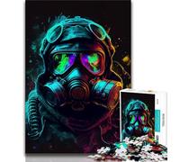 1000 Piece Jigsaw Puzzle for Adults And Teenagers Hazard Suit Operator Puzzles for Adults,Relax Games Is Ideal As A Gift for The Whole Family (size 38x26cm)