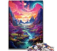 1000 Piece Jigsaw Puzzle for Adults And Teenagers Heaven Landscape Fantasy Colors Decompressing Intellectual Educational Toy Perfect Decoration 50x75cm