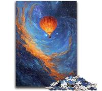 1000 Piece Jigsaw Puzzle for Adults And Teenagers Hot Air Balloon Oil Painting Adult Puzzles,Quiz Game Wall Decoration Unique Birthday And Xmas Gifts (75x50cm)