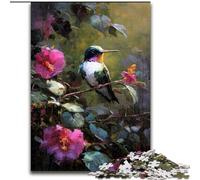 1000 Piece Jigsaw Puzzle for Adults And Teenagers Hummingbird, Stress Reliever Difficult Challenge Home Decoration Toys (Size50x75cm)