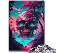 1000 Piece Jigsaw Puzzle for Adults And Teenagers Island Skeleton Decompressing Intellectual Educational Toy Perfect Decoration 26x38cm