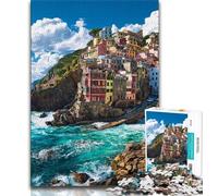 1000 Piece Jigsaw Puzzle for Adults And Teenagers Italian Cityscape,learning Educational Is Ideal As A Gift for The Whole Family 38x26cm