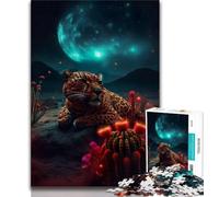 1000 Piece Jigsaw Puzzle for Adults And Teenagers Jaguar on Mars Puzzles for Adults,Relax Games Is Ideal As A Gift for The Whole Family (size 38x26cm)